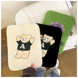 Backpack Cute Bear Laptop Carrying Pouch Sleeve 11 13 14 15 15.6 Inch Cover for Macbook Air Ipad Pro 11 12.9 ASUS Computer Notebook Bag