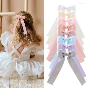 Hair Accessories Pack Of 8 Bows With Long Tails French Clips Hairpins Versatile For Girls And Women