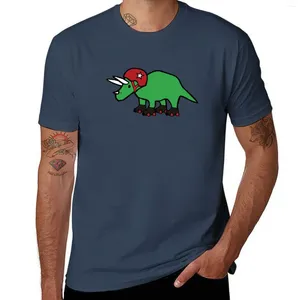 Erkekler Tişörtleri Roller Derby Triceratops T-Shirt Anime Giysileri Grafikler Gömlek Tshirts Erkekler