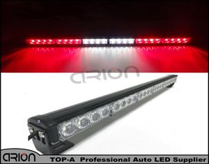 12V 24 LED Luce stroboscopica a LED ad alta potenza barra lunga Lampada flash rossa bianca di avvertimento Luci del veicolo di emergenza Shopping4039953