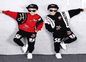 Bambini Hip Hop Street Dance Costume Ragazzi Autunno Inverno Nuovo maglione Pantaloni sportivi Moda Giacca casual Pantaloni Giacca Hip Hop Bambini 9318007