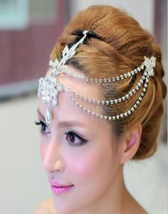 Luksusowe Tassels Bridal Forhead Decoration 2019 HEDPIECKI BRIDE Crown for Wedding Party Women Akcesoria7835409