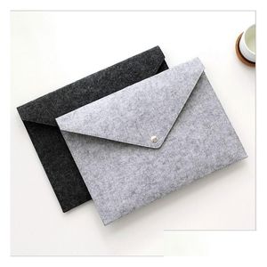 Filing Supplies Wholesale File Folder Felt Holder Documents Envelope Luxury Office Durable Briefcase Document Bag Paper Portfolio Ca Dh95O