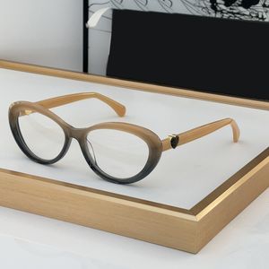 Optiska tydliga glasögon för män Kvinnor Retro Designer CH3465 TR90 Fashion Sheet Glasses PC Frame Detaljerad elasticitet Oval Style Anti-Blue Light Lens Plate with Box