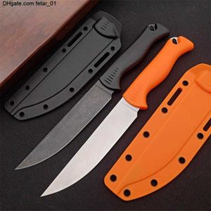 BM 15500 Fixad Blade Knife Forged Light Black Stone Washing Blad Outdoor Hunting Survival Tactical Knives EDC Tool