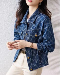 Designer New Women's Jackets Luxury brand Denim jacket Casual Cardigan Long Sleeve Women's Outerwear & Coats