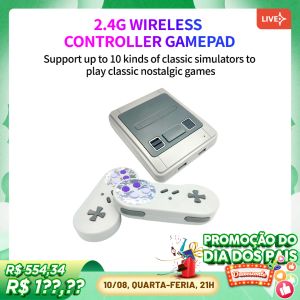 Players Gogocat Retro Game Console Emulator 32g Hd for Ps1/snes/mame/super Nintendo Switch/arcade/ Wireless Controller 10000 Tv Box Gift