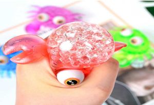 Clear Beads Inside Squeeze Big Eye Frog TPR Crocodile Whale Mega Animal Shape Squishy Ball Jumbo Size Stressball Toys Squeezy Vent5471768