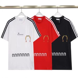 designer mens t shirt summer men tshirts pure cotton round neck colorful letter printing white men tee fashion sports casual loose womens t shirts black top