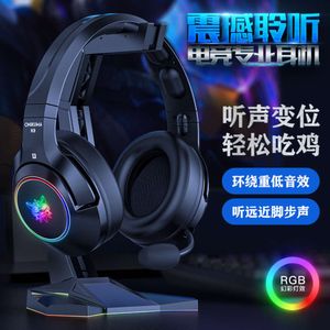 Cross Border Hot Selling ONIKUMA K9 Gaming Earphones, Head Mounted Sound and Position Recognition PS4, Chicken Eating Computer Luminous Earphones