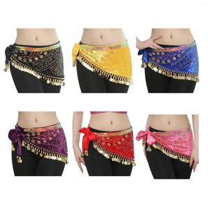 Scene Wear Belly Dance Hip Scarf Bellydancing Belt för Festival Latin Rumba