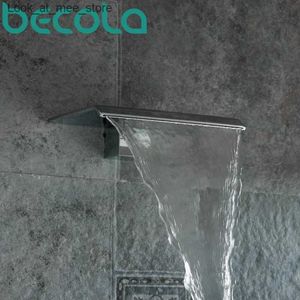 الحمام الحمام الحنفيات Becola Basin Faucet Spouts Water Outlet Wathlet Faucet Spouts Bathrate Faucet Accessories Type Waterfall Faucet Q240301