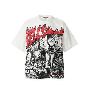 デザイナーティースターズ漫画アニメヴィンテージティーメンTシャツスケートボードサマーカジュアルファッションストリートウェアウィメンTシャツ24SS 3月1日