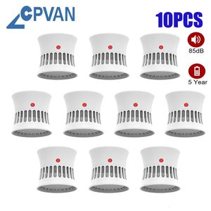 CPVAN Smoke Detector 85db Sound Independent Fire Alarm Home Security System Smokehouse Security Protection Smoke Alarm Sensor 240219