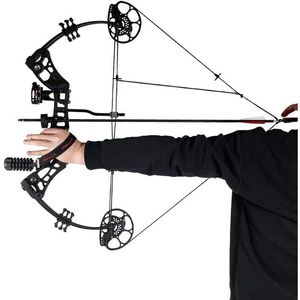 Bow Arrow Archery Compound Bow Set 29 kolpil 30-70 kg Justerbar remskivbåge 290fps pilhastighet för utomhusjaktskytte YQ240301