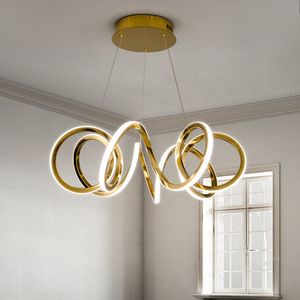 Modern lyx LED -pendelljus levande matsal belysning lyster dekor ljuskrona lampa inomhus sovrum hängande lampor fixtur