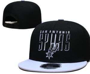 San Antonio''Spurs''Ball Caps 2023-24 berretto da baseball unisex cappello snapback Finali Champions Locker Room 9FIFTY cappello da sole ricamo primavera estate berretto berretti all'ingrosso