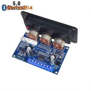 Högtalare Sotamia Bluetooth 5.0 Power Amplifier Audio Board 2x25W+50W Home Theater 2.1 Subwoofer Amplifier Sound Högtalare Amplificador