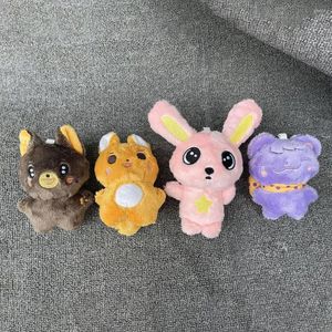 Portachiavi KPOP ATEEZ Kawaii Peluche Bambola Hongjoong Seonghwa Yeosang Farcito Portachiavi Ciondolo Borsa Decor Acceeories Ventole Collezione Regalo