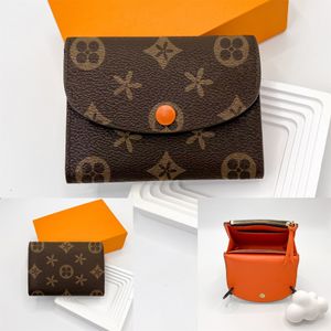 M41939 Rosalie Coin Purse Luxurys Designer Bag Homem Carteira Titular do Cartão Coin Bolsa Mulheres Cardholder Genuíno Couro Zippy Carteiras Pequenas Chave Bolsas Organizador de Bolso