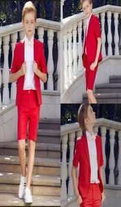 Boys Summer Tuxedo Boys Dinner Suits Boys Formal Suits Tuxedo for Kids Tuxedo Formal Occasion Red Suits For Little Men Two Pieces9415623