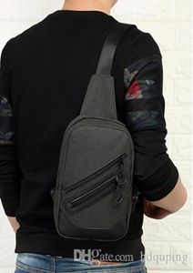 Men039S Fashion Sling Bag Oxford Crossbody Axel Bag Casual Travel Chest Pack för Cycling Vandring Small Messenger C0719111977