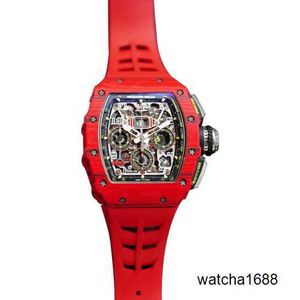 Celebrity Watch Orologi da polso per il tempo libero RM Orologio da polso Serie Rm11-03 Orologio da uomo meccanico automatico di lusso Red Magic