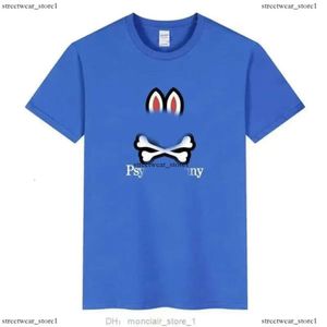 Psychological Bunny Shirt Summer Mens Polo Shirt Rabbit Print Short Sleeve Par Tee Cotton T-Shirt 4 Color 3XL Physcho Bunny 466