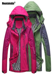 Mountainskin Uomo Donna Primavera Autunno Giacche da trekking all'aria aperta Giacca a vento impermeabile Arrampicata Campeggio Trekking Cappotto antipioggia VA301 220124111587