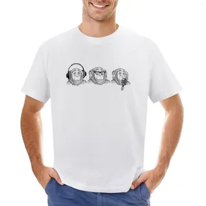 Herren Polos Hear Evil See Speak T-Shirt Cute Clothes Edition Übergrößen Sommer Top Einfarbige T-Shirts Herren