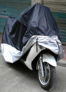 Большой размер 245105125 см, чехол для мотоцикла, водонепроницаемый пылезащитный чехол для скутера, устойчивый к ультрафиолетовому излучению, чехол для тяжелого гоночного велосипеда, целое1774901
