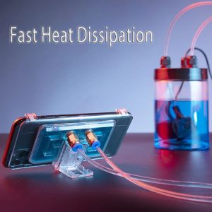 Coolers PUBG Gamepad Phone Cooler Mobile Water Cooling Pad Portable Radiator Coolerpad Cooling Fan For Android Iphone Smartphone Fan