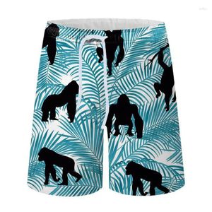 Männer Shorts 2024 Strand Casual 3D Digital Druck Outdoor Männliche Tier Kombination Kleine Bild Muster Hosen