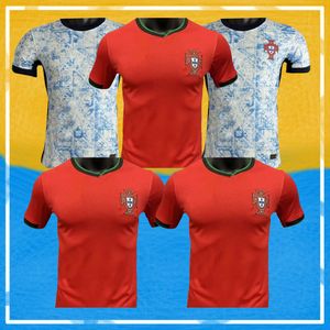 Europeiska cupen 24 25 Ruben Ronaldo Portuguese 2024 2025 Portugal Football Jersey Men's Children's Set Portugals Euro -seger över Thailand