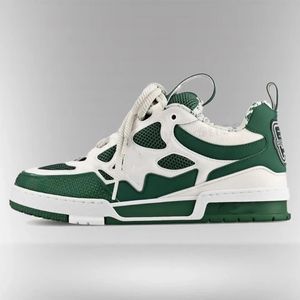 2024 Fashion Classic Luxury Mens Women Running Shoes Lovers White Trainer Designer Sneakers Printing Low-top-Top Green Red Black White Running 36-45 F06