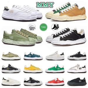 Maison Designer Mmy Mihara Yasuhiro Casual Shoes Sneaker Rubber Sole Mihara Yasuhiro Low Cut Canvas Skate Platform Trainers Signature Män kvinnor MMY Big Size Eur36-45