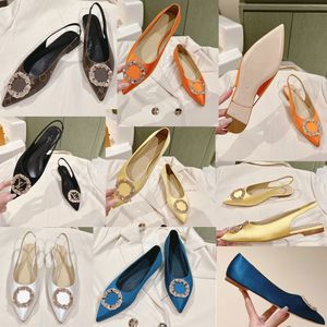 Novos sapatos femininos de marca de luxo sapatos de casamento sapatos formais de balé plano estilo pista sapatos únicos sapatos formais requintados com decoração de strass na parte superior