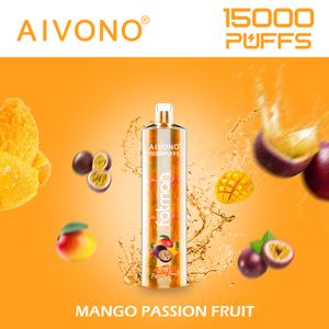 Горячие продажи 2024 года Aivono Fatman Кальян Vapes Электронная сигарета Crystal Vapme 15000 затяжек Одноразовая ручка для вейпа 15K Puff Bar Vapers