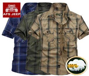 Plus w rozmiarze 5xl 100 bawełniana chemise homme oryginalne i odzieżowe mężczyźni chemise homme afs jeep koszulki cargo wojsko 1933916