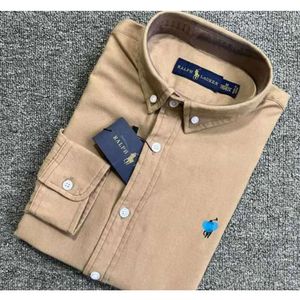 Camicie eleganti da uomo 2023 Little Horse Camicia da uomo Polo Polo Manica lunga Business Autunno Tempo libero Uomo Casual Loose Motion Current 62ess 2 LXSA TCAL