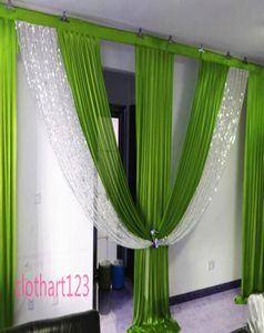 wedding decorations silver sequin swags designs wedding stylist 6M wide swags for backdrop Party Curtain Celebration Stage design 5777084