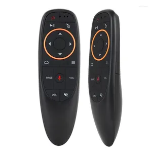 Zdalne sterowniki Mini Wireless Gyroscope Smart 2.4G Air Mouse Control Voice Control USB Sensing IR Uczenie się dla Android TV Box x96 Max