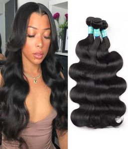 10A Brazilian Loose Deep Virgin Human Hair Bundles 34 Bundles Deals Kinky Curly Indian Remy Human Hair Extensions Deep Body5246281