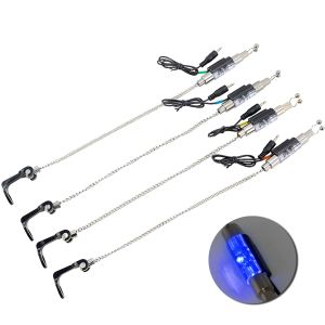 Finders 4st Fishing Bite Indicator Alarp Karp Fiske LED Belysade swingers hängkedja Drop Bobbins Fish Finder Accsccory