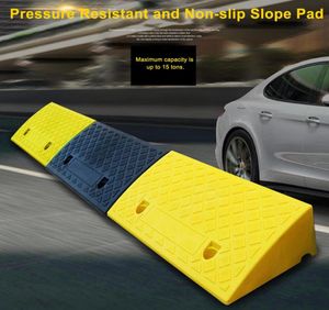 Portable Lightweight Curb Ramp Thick Plastic Threshold Ramp Set For Driveway Loading DOCK Sidewalk Car Truck Scooter Motorcycle3938317