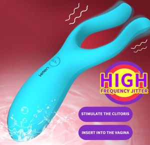 Anello vibratore del pene Gspot Dildo Vibrazione Clip Capezzolo Massaggio Vagina Stimolazione del clitoride Giocattolo del sesso Per donne Uomini Coppie MX1912285396015