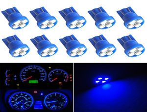 100 Stück Auto T10 Glühbirnen 168 Blue Gauge Instrument Cluster Dash 4SMD Auto LED Licht Carstyling1027908