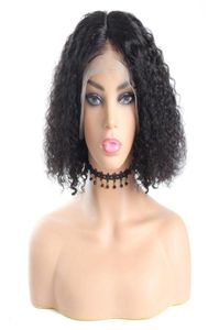 Ishow Body Wave Short Bob Wig Remy Water 134 Lace Front Wig Straight Curly PrePlucked Brazilian Deep Human Hair Wigs for Women A784356447