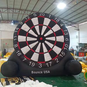 wholesale Outdoor games 3.5m Inflatable Dartboard Game Sports Kick Set soccer target dart boards football darts Entertainments