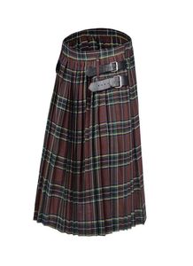 Men039s Shorts 2021 Scottish Mens Kilt Tradycyjny kraciasty pasek Plisted Brown Gothic Punk Tartan Trousers 3505162